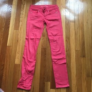 Colored skinny jeans